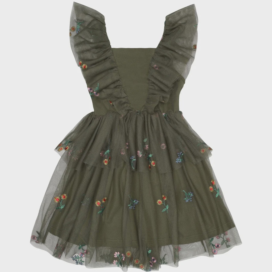 The New - Johanna Dress - Ivy Green Flower