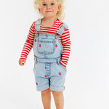 The New - Fro Ribbed Bodysuit - Geranium Stripe