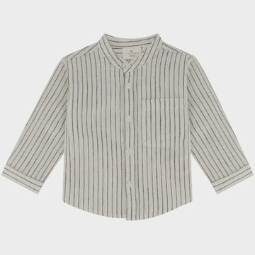 The New - Jeppe Shirt - White Swan Stripe