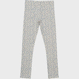 The New - Leggings - White Swan Big Flower