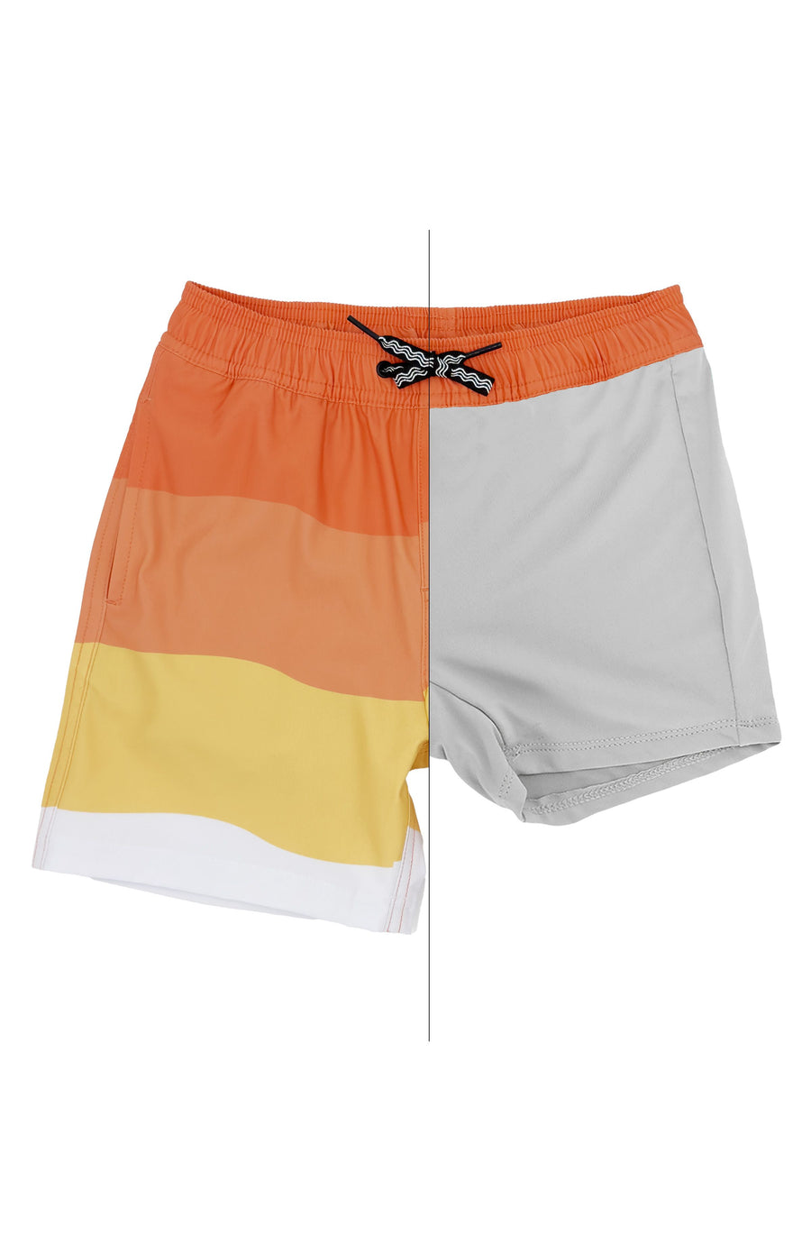 Feather 4 Arrow - Wave Striped Lined Volley Trunk - Melon