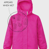 Therm - SplashMagic Rainshell - Neon Pink | Leopard Love