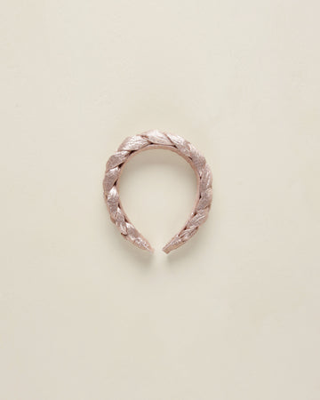 Noralee - Metallic Braided Headband - Bubblegum