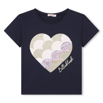 Billie Blush - Short Sleeve T shirt - Indigo & Heart Graphic