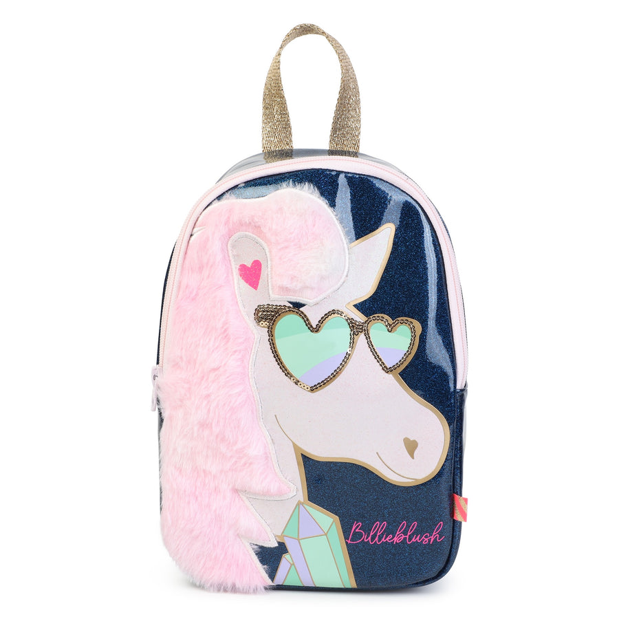 Billie Blush - Unicorn Backpack - Fur Straps