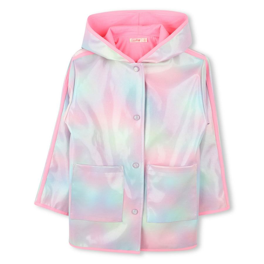 Billie Blush - Iridescent Rain Coat - Multicolor