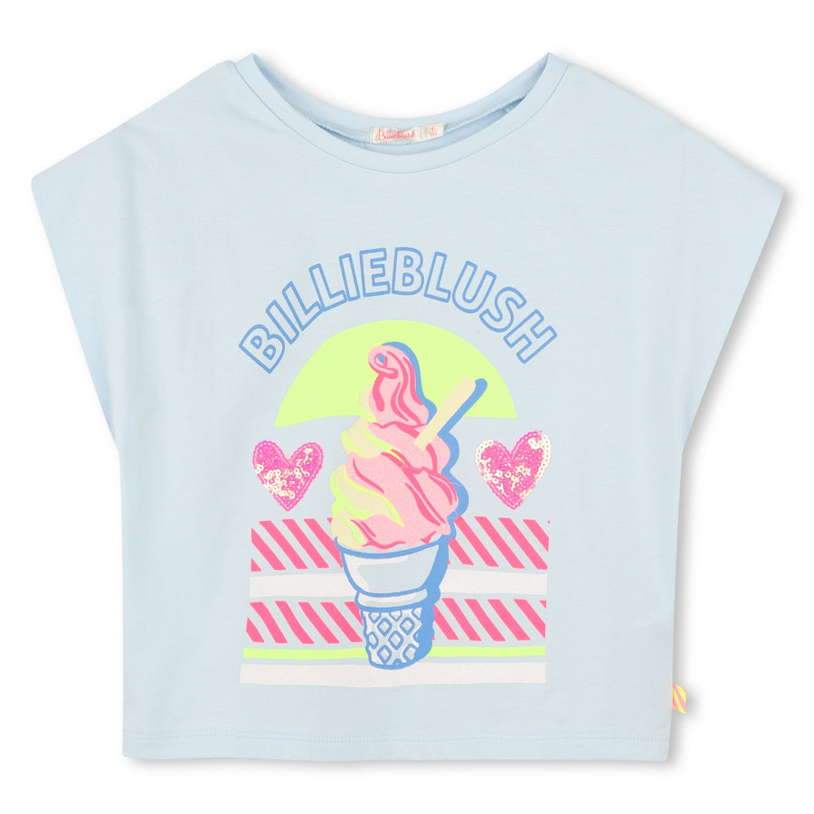 Billie Blush - Ice Cream Graphic Tee - Ice Water