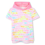 Billie Blush - Allover Print Terry Dress - White