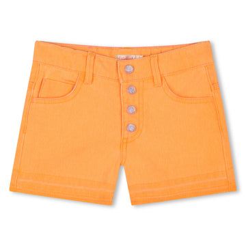 Billie Blush - Colored Denim Shorts - Orange Pop