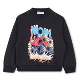 Billieblush - Boys Monster Truck Crewneck Sweatshirt - Dark Grey