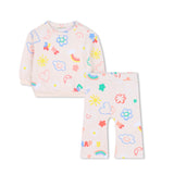 Billieblush - Infant Doodle Allover Set - Pink Courage