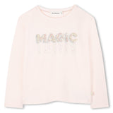 Billieblush - Girls Magic Long Sleeve Shirt - Pink Courage