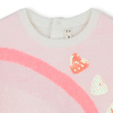 Billie Blush - Newborn Knit Dress with mesh