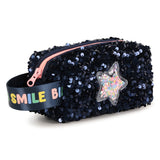 Billieblush - Sequin Star Pencil Case - Navy
