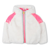 Billie Blush - Printed Fleece Coat