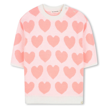 Billieblush - Infant Knit Heart Dress - Ivory