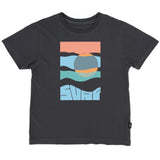 Feather 4 Arrow - Surf Vintage Tee - Black Grey