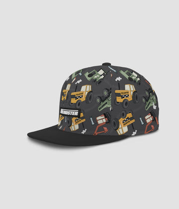 Headster - Under Construction Snapback - Charcoal