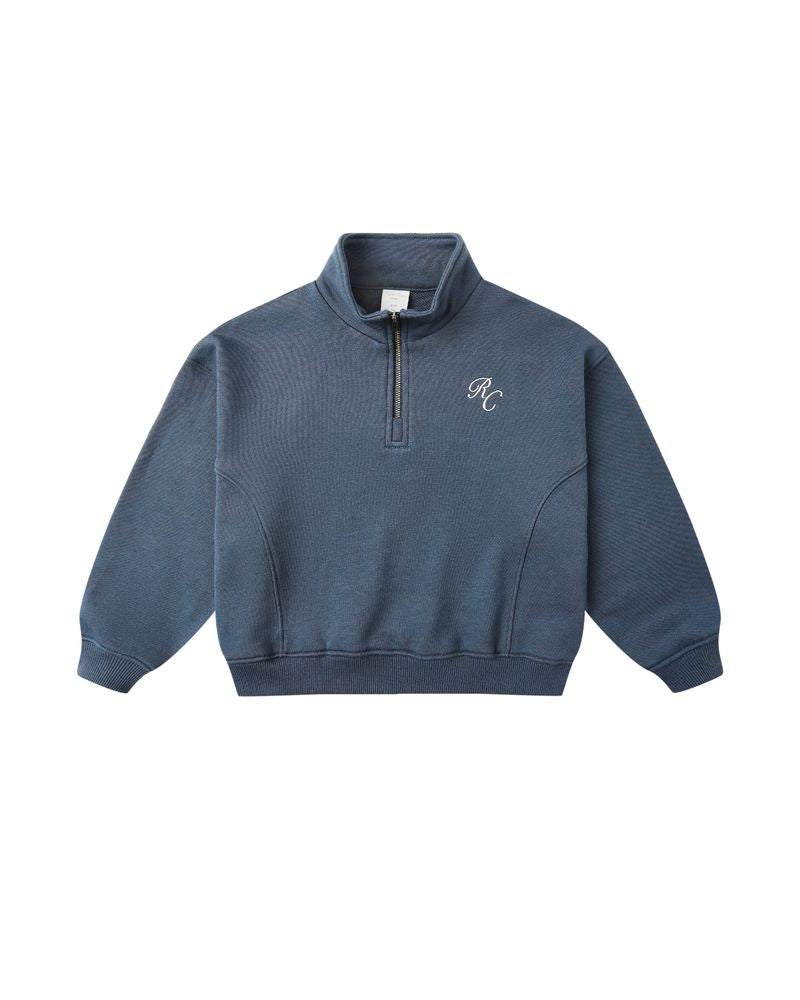Rylee & Cru - Half Zip Sweatshirt - Navy
