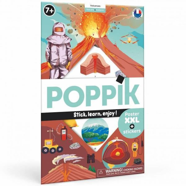 Poppik - Discovery Poster - Volcanoes