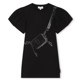 Marc Jacobs - Voluminous Short Sleeve  Snapshot Dress - Black