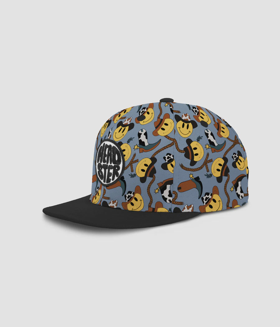 Headster - Wild Wild West Snapback - Blue Steel