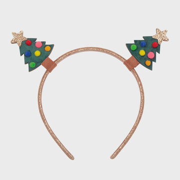 Rockahula - Velvet Christmas Tree Headband