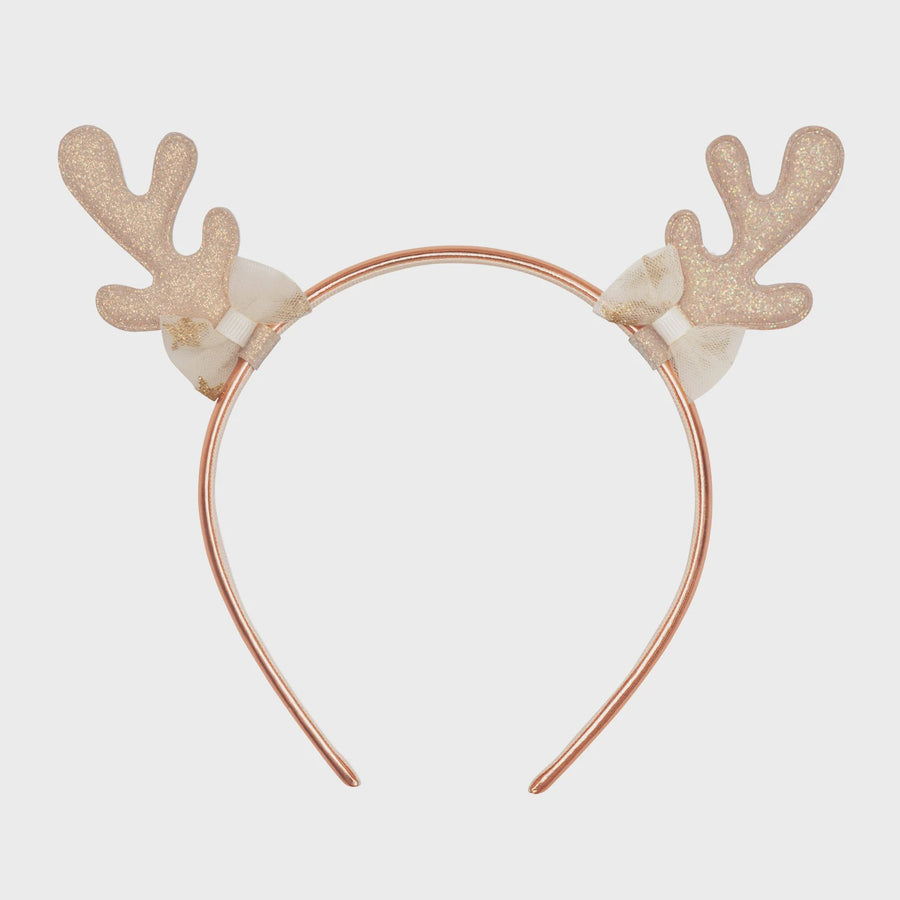 Rockahula - Golden Reindeer Headband