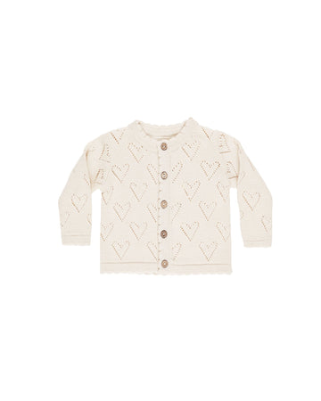 Quincy Mae - Knit Cardigan - Ivory