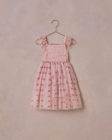 Noralee - Valentina Dress - Bubblegum Hearts