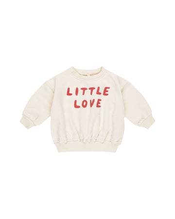 Quincy Mae - Relaxed Fleece Sweatshirt - Little Love