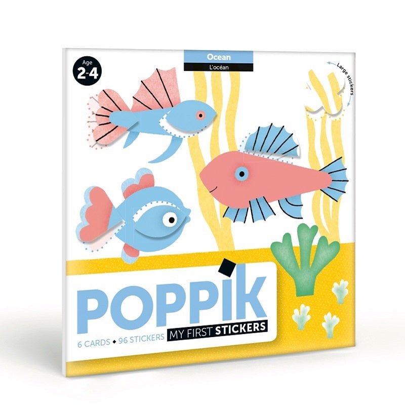 Poppik - My First Sticker Cards - Ocean