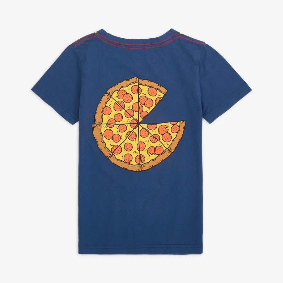 Appaman - Graphic Short Sleeve Tee - Dark Blue I Love Pizza