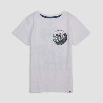 Appaman - Graphic Short Sleeve Tee - White Koala Surf