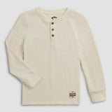 Appaman - Craftsman Thermal Henley - Winter White
