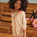 Appamn - Heart Oatmeal Cozy Raglan Hoodie