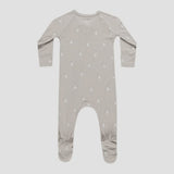 Quincy Mae - Bamboo Zip Footie - Snowmen