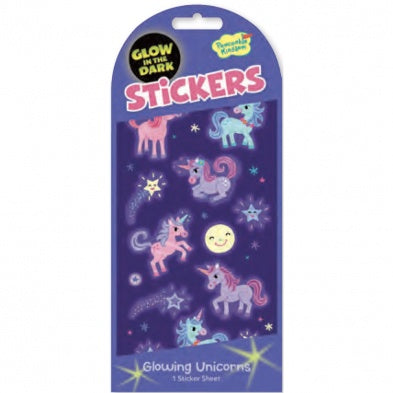 Peaceable Kingdom - Glowing Unicorn Stickers