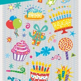 Peaceable Kingdom - Birthday Icons Foil Stickers