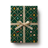 Rifle Paper Co- Holiday Argyle Continuous Wrapping Roll
