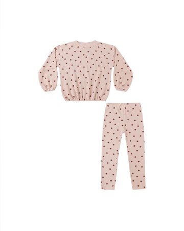 Rylee & Cru - Spongey Knit Set - Polka Dot