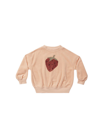 Rylee & Cru - Strawberry Sweatshirt - Apricot