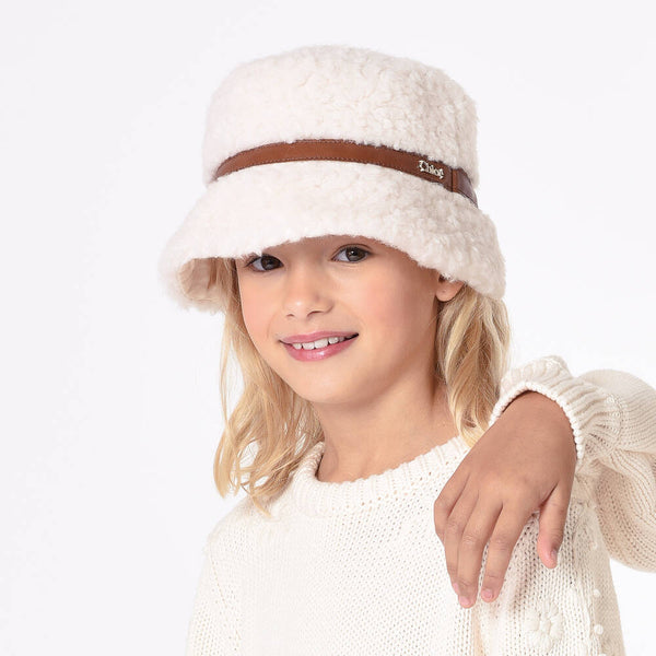 Chloe - Mini Me Sherpa Bucket Hat - Ivory – Honor