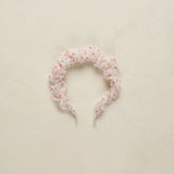 Noralee - Gathered Headband - Ivory Hearts
