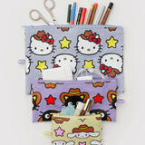 Baggu - Flat Pouch Set - Hello Kitty & Friends