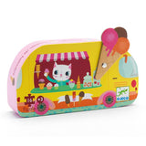 Djeco - Silhouette Puzzle - The Ice Cream Truck