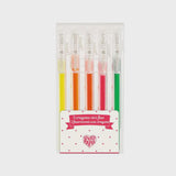 Djeco - 5 Pop Wax Crayons (Neon)