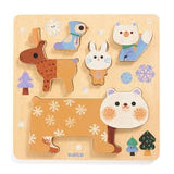 Djeco - Wooden Puzzle - WoodyStack - 5 pcs