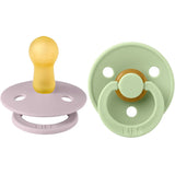 BIBS - Original Latex Pacifier Multicolour Set 2 Pack - Sage/Dusty Lilac