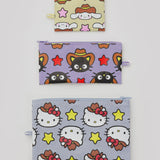 Baggu - Flat Pouch Set - Hello Kitty & Friends